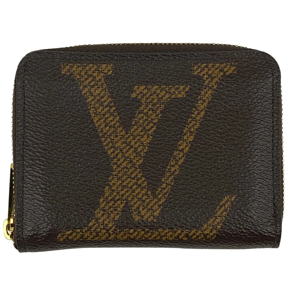 Louis Vuitton Zippy Wallet Coin Giant Card Case Wallet Monogram Brown